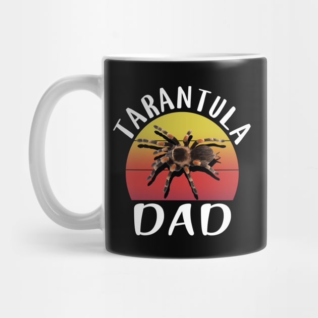 Tarantula Dad Spider Lover - Retro Design Cool Tarantulas Owner 8 Legged Father Gifts by 96cazador